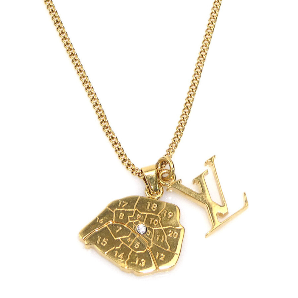 LOUIS VUITTON Gold Necklace